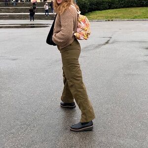 Zara Women' Olive Cargo Pants